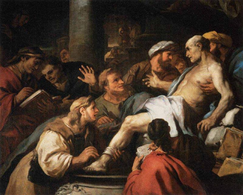 Luca  Giordano The Death of Seneca Sweden oil painting art